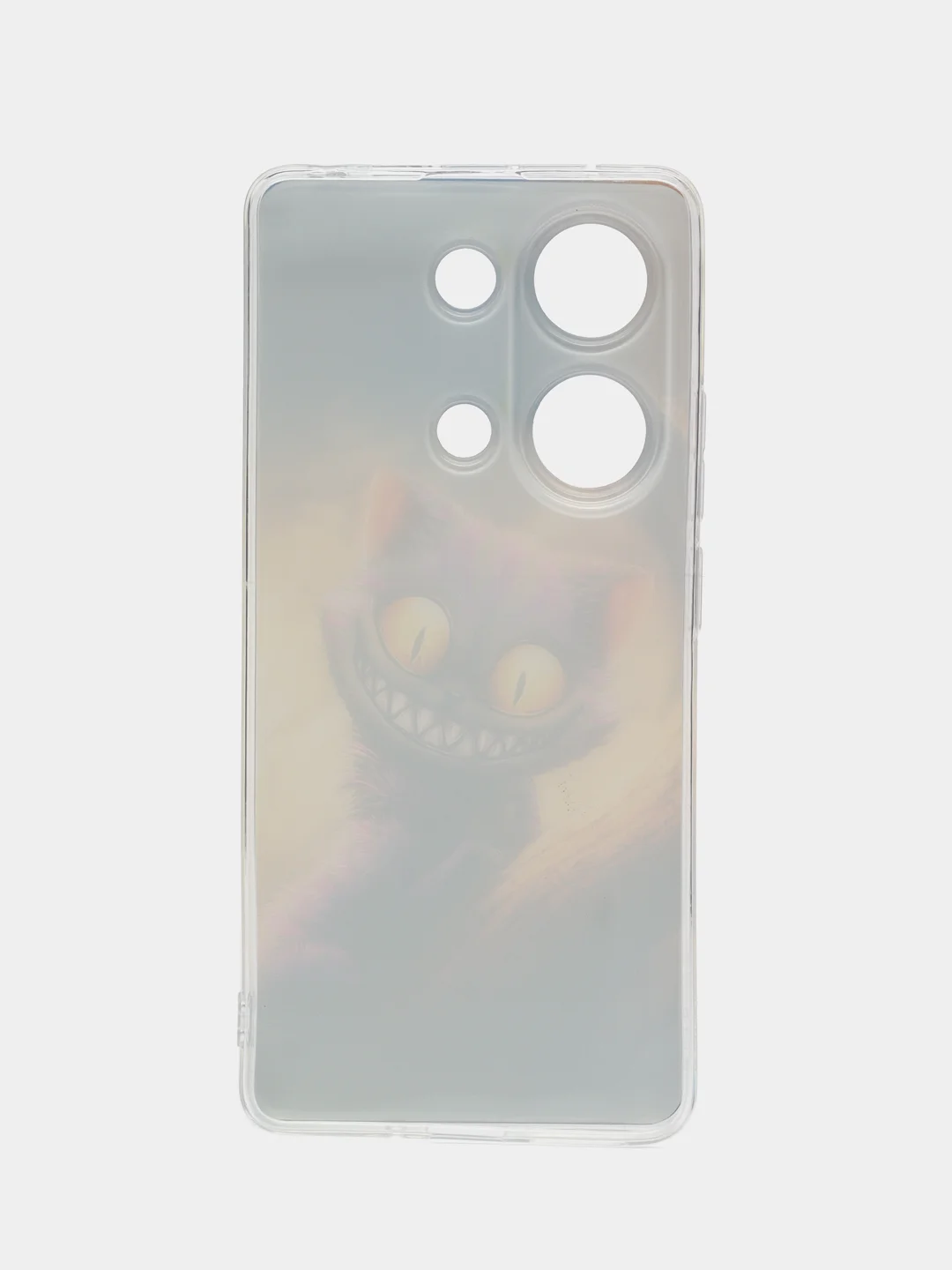 Индиго чехол на Xiaomi Redmi Note 13 Pro 4G/Poco M6 Pro 4G, прозрачный, с рисунком, защита камеры