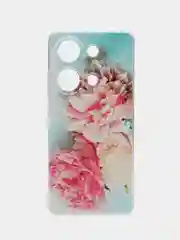 Конфетный чехол на Xiaomi Redmi Note 13 Pro 4G/Poco M6 Pro 4G, прозрачный, с рисунком, защита камеры