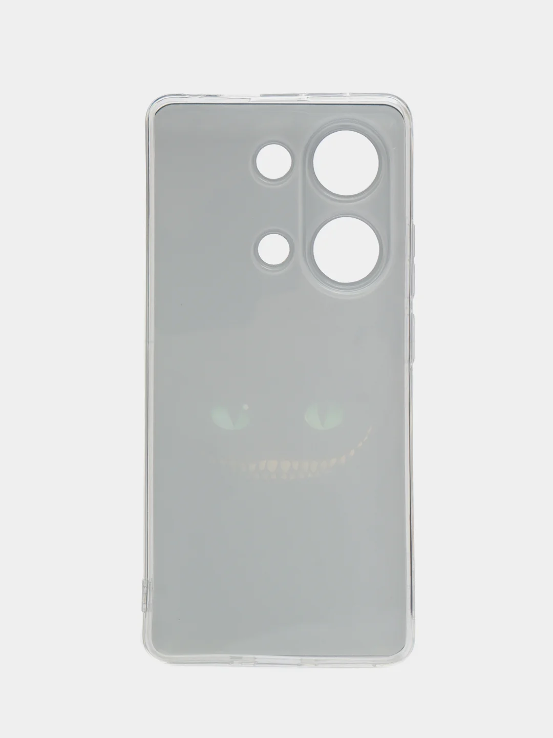 Черный чехол на Xiaomi Redmi Note 13 Pro 4G/Poco M6 Pro 4G, прозрачный, с рисунком, защита камеры