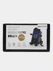 Черный держатель телефона с козырьком на руль мотоцикла, велосипеда, скутера, самоката