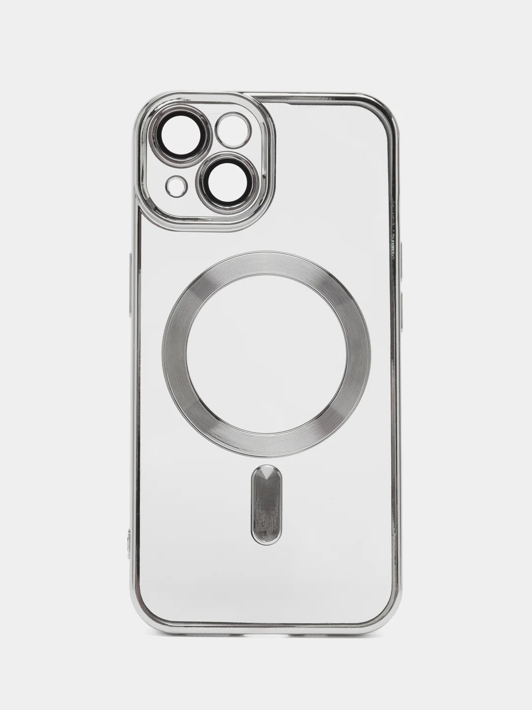 Серый металлик чехол 4 цвета MagSafe (Магсейф) для iPhone 11, 12, 13, 14, 15, Pro, Plus, Max, силиконовый