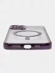 Тёмно-бордовый чехол 4 цвета MagSafe (Магсейф) для iPhone 11, 12, 13, 14, 15, Pro, Plus, Max, силиконовый