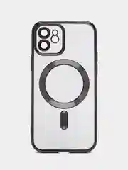 Тёмно-бордовый чехол 4 цвета MagSafe (Магсейф) для iPhone 11, 12, 13, 14, 15, Pro, Plus, Max, силиконовый