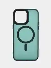Лесной зеленый чехол 5 цвета MagSafe (Магсейф) для iPhone 11, 12, 13, 14, 15, Pro, Plus, Max, силиконовый