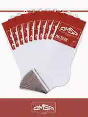 Белый носки мужские OMSA ACTIVE 105 короткие летние из хлопка набор 10 пар
