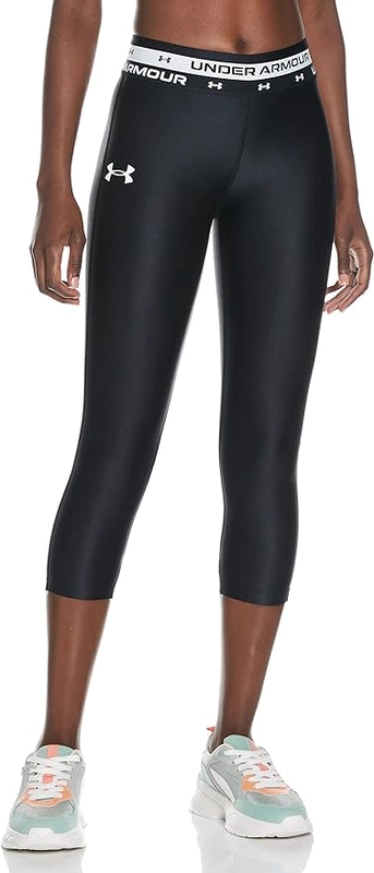 Леггинсы для девочек Under Armour Hg armour crop спортивные укороченные