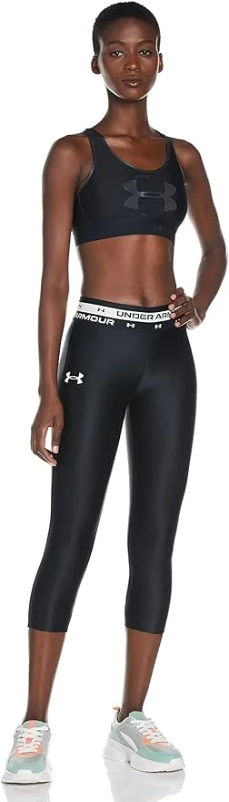 Леггинсы для девочек Under Armour Hg armour crop спортивные укороченные
