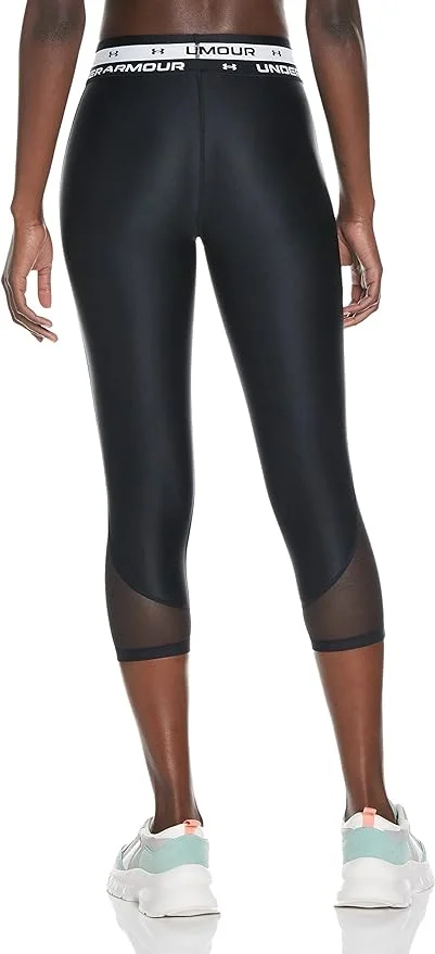 Леггинсы для девочек Under Armour Hg armour crop спортивные укороченные