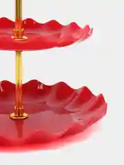 Белый фруктовница "Лофт", диаметр 25 см