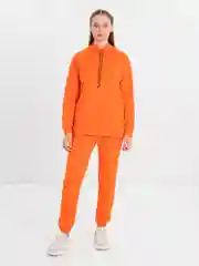 Рыжий костюм утепленный на флисе унисекс
