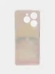 Желтый чехол на Tecno Spark 20 Pro/20S Pro / Текно Спарк 20 Про/20S Про прозрачный, с рисунком