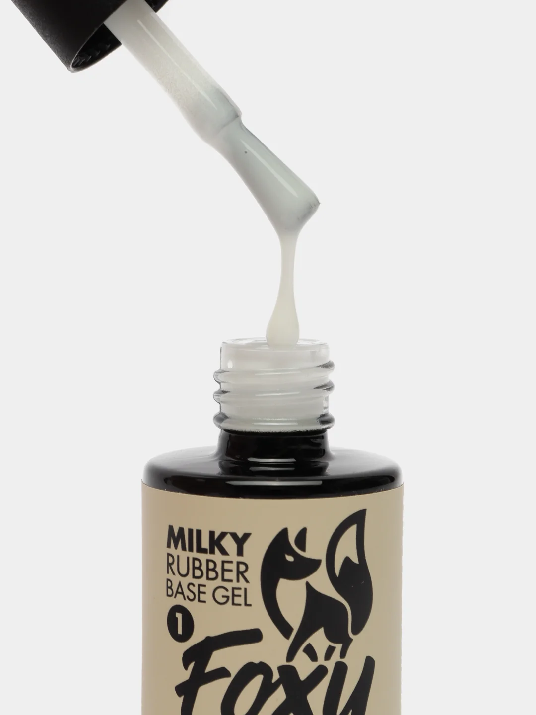 Молочный камуфлирующая молочная база для маникюра FOXY EXPERT MILKY, 10 мл