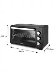 Черный электрическая печь Blackton Bt EO2001W, 3 РЕЖИМА, 1280 Вт, 19 л