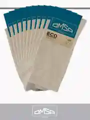 Серый носки мужские OMSA ECO 401 высокие длинные из хлопка, упаковка "Крафт" набор 10 пар