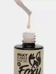Розовый камуфлирующая молочная база для маникюра FOXY EXPERT MILKY, 10 мл