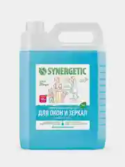 Средство для мытья окон, зеркал, мониторов SYNERGETIC "Океанский бриз", 5 л