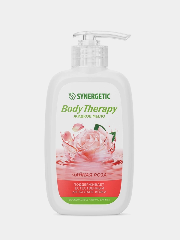 Жидкое мыло SYNERGETIC BODY THERAPY "Чайная роза", 250 мл