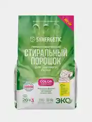 Стиральный порошок SYNERGETIC COLOR для цветного белья, 3 кг