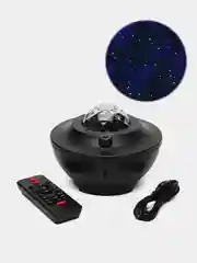 Ночник-проектор звездное небо Планетарий , bluetooth колонка, пульт / Детский ночник