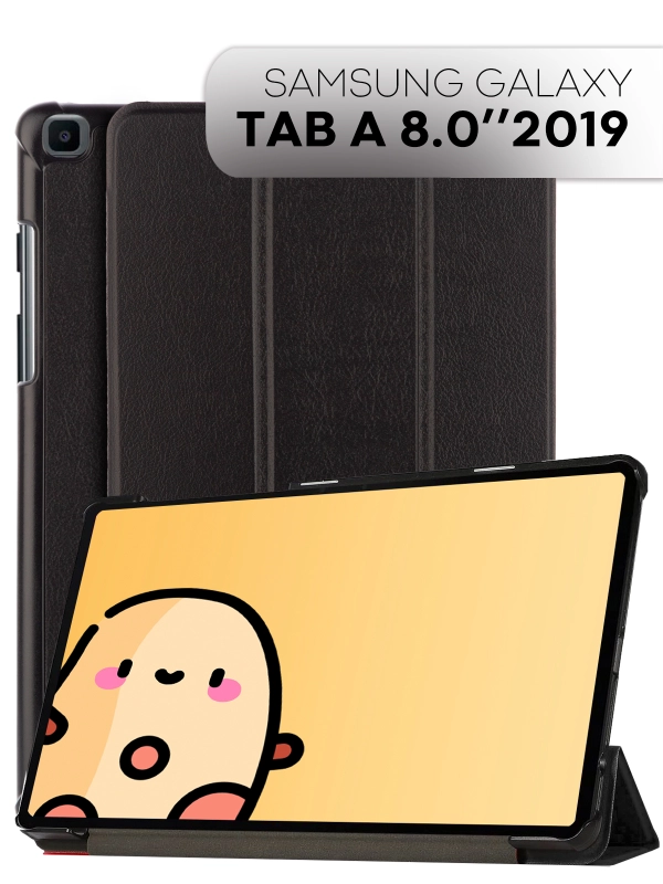 Чехол-книжка для планшета Samsung Galaxy Tab A 8.0 2019 SM-T295, SM-T290 КАРТОФАН экокожа