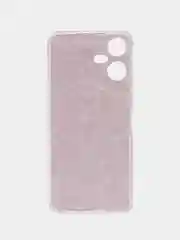 Пурпурный силиконовый чехол на Tecno Pova Neo 3 / Текно Пова Нео 3 прозрачный, с рисунком
