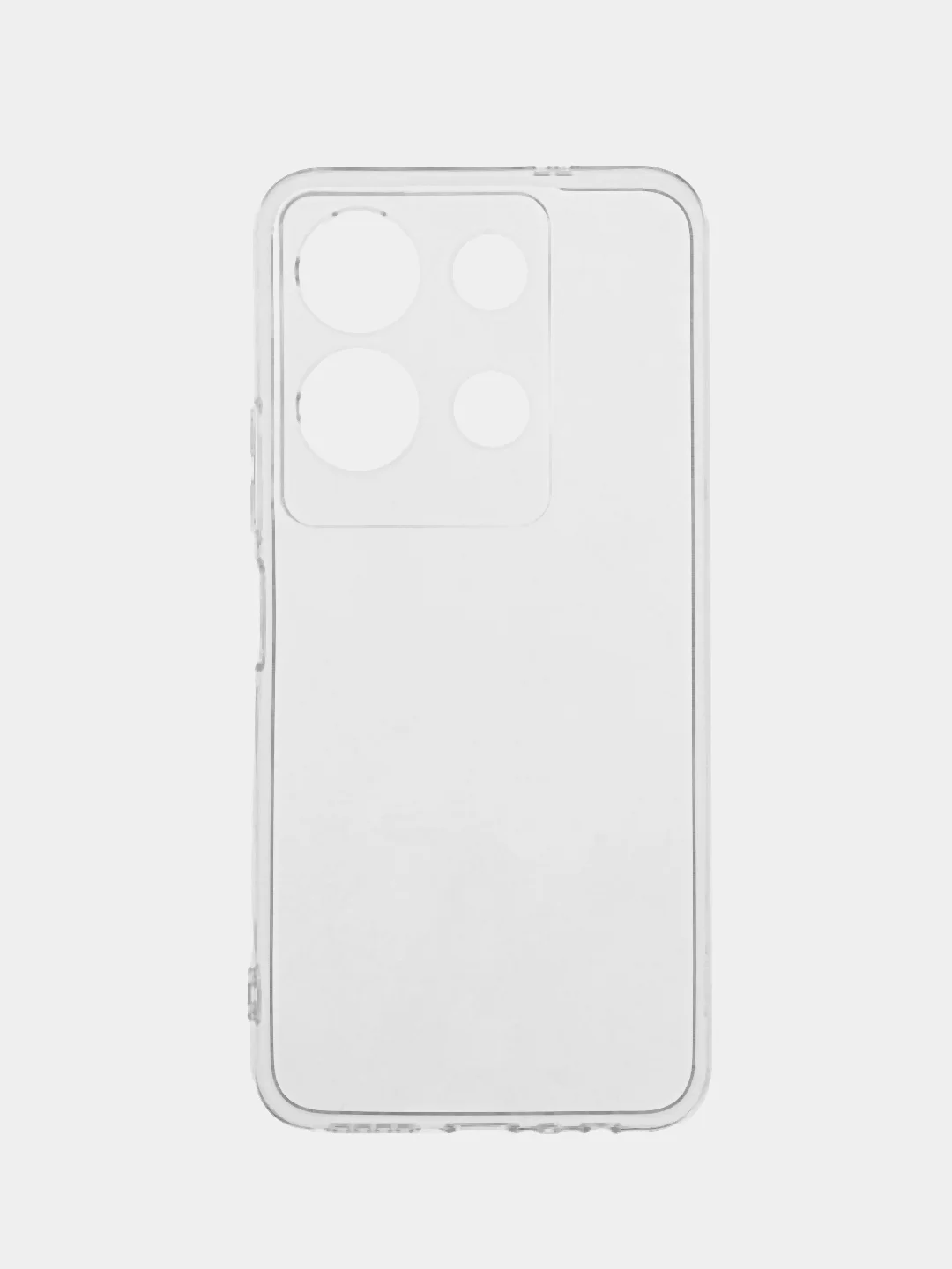 Прозрачный силиконовый чехол на Infinix Note 30i / Инфиникс Нот 30i прозрачный, с рисунком