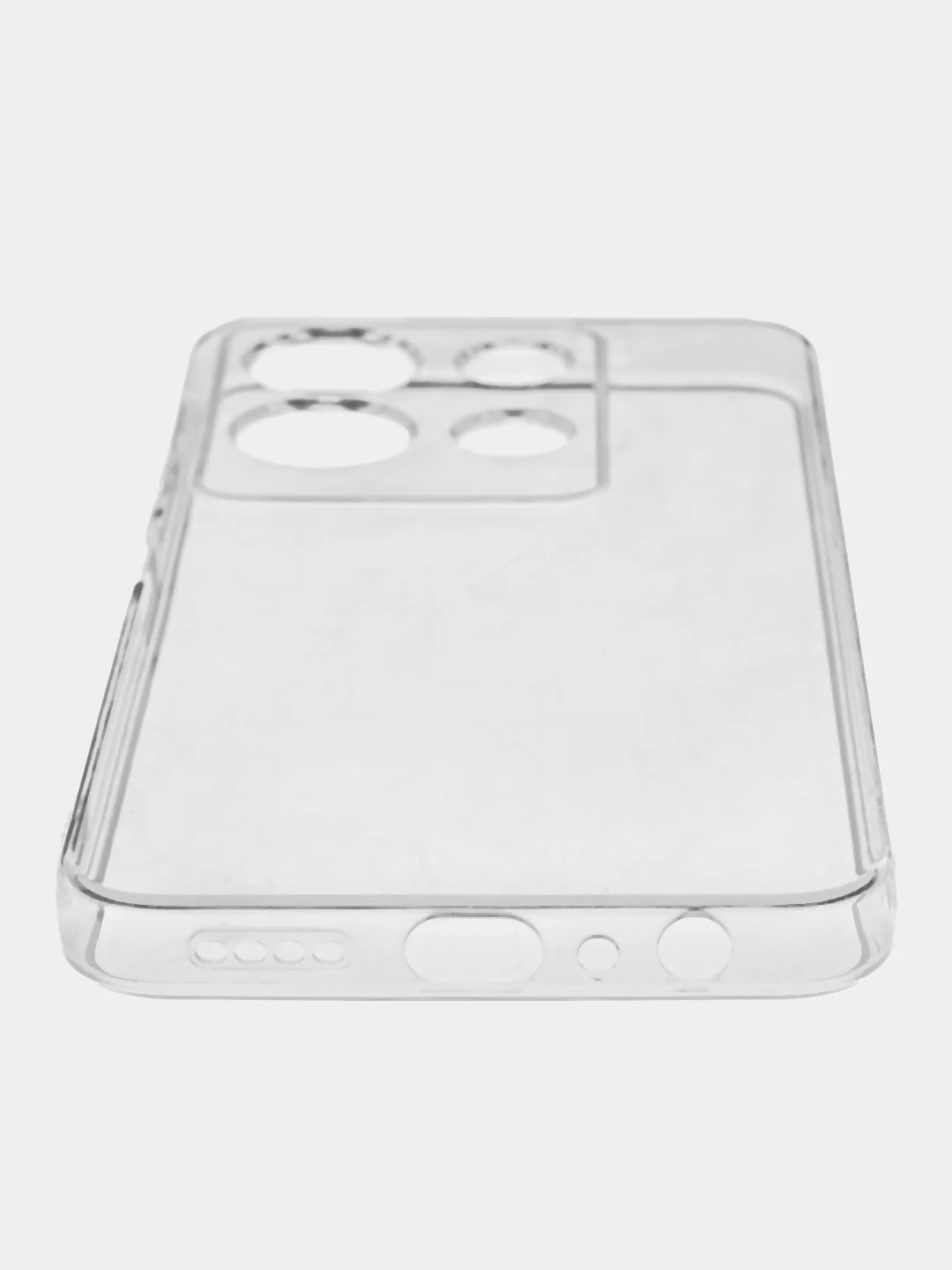 Прозрачный силиконовый чехол на Infinix Note 30i / Инфиникс Нот 30i прозрачный, с рисунком