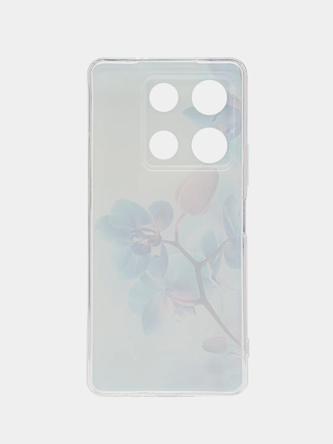 Лазурный силиконовый чехол на Infinix Note 30 Pro / Инфиникс Нот 30 Про прозрачный, с рисунком
