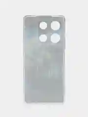 Синий силиконовый чехол на Infinix Note 30 Pro / Инфиникс Нот 30 Про прозрачный, с рисунком