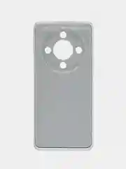Черный силиконовый чехол на Honor X9B / Хонор X9B прозрачный, с рисунком, защита камеры