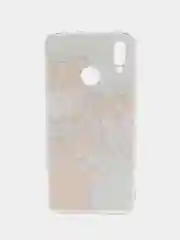 Светло-оранжевый чехол на Honor 10 Lite/Huawei P Smart 2019 / Хонор 10 Lite/Хуавей P Smart 2019 с рисунком