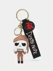 Светло-коричневый брелок силиконовый, мультперсонажи "Death Note", 6 видов