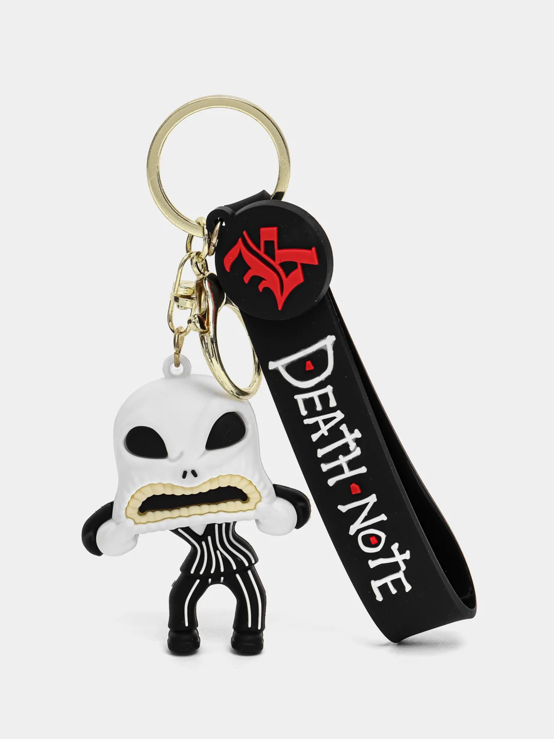 Черный брелок силиконовый, мультперсонажи "Death Note", 6 видов