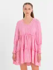 Розовый платье Dress 01