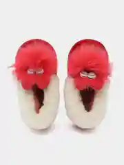 Красный тапочки детские