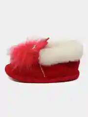 Красный тапочки детские