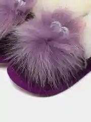 Фиолетовый тапочки детские