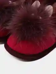 Розовый тапочки детские