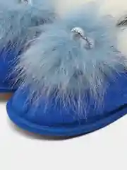 Серый тапочки детские