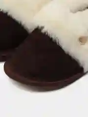 Коричневый тапочки детские