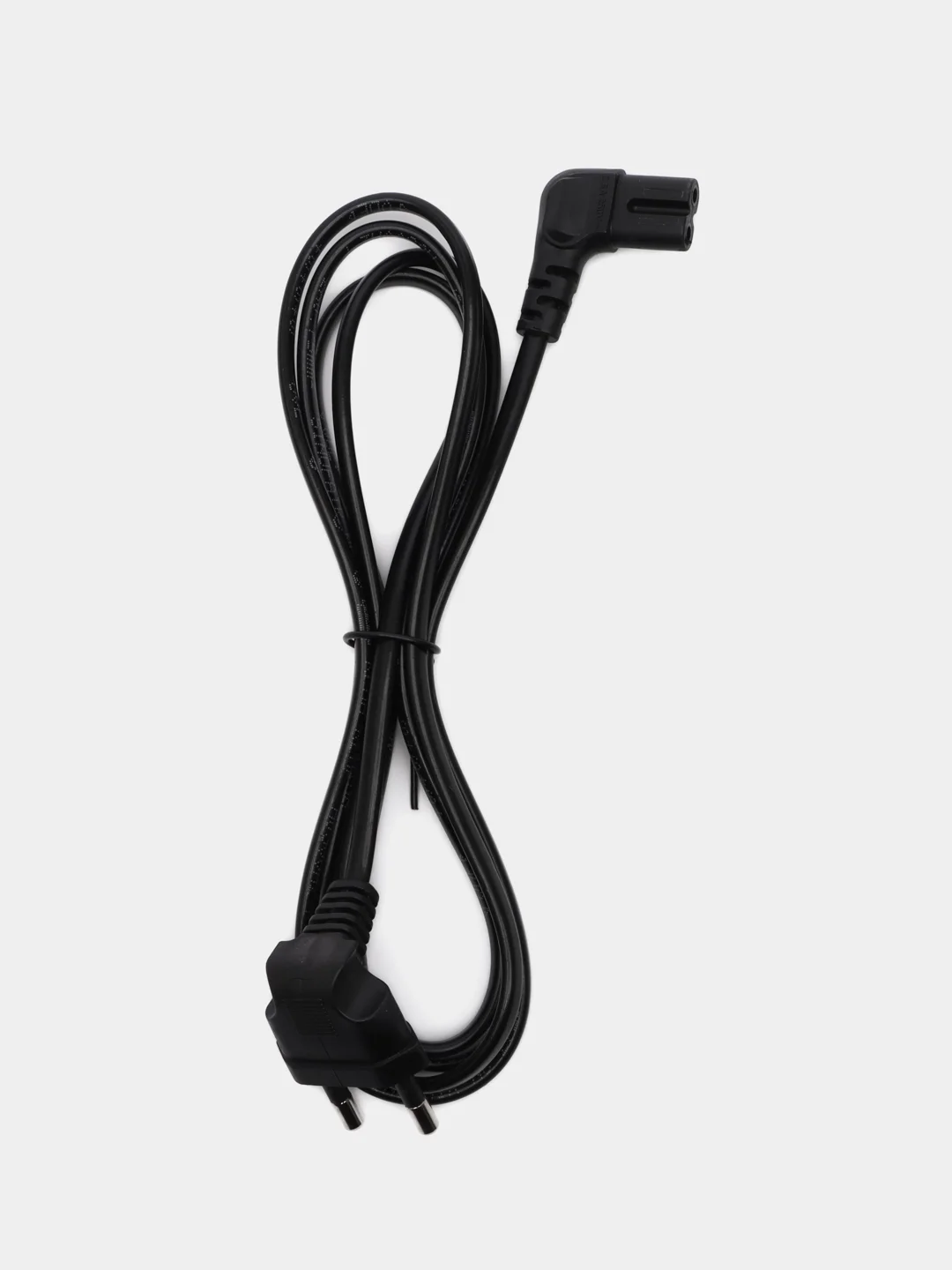 Сетевой кабель -восьмерка 1.8м, 2 pin, угловой