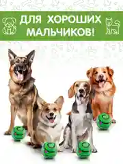 Салатовый игрушка для собак "Мяч-пищалка" 14 см, игрушка мячик, большой хихикающий мяч