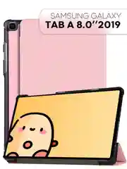 Конфетный чехол-книжка для планшета Samsung Galaxy Tab A 8.0 2019 SM-T295, SM-T290 КАРТОФАН экокожа