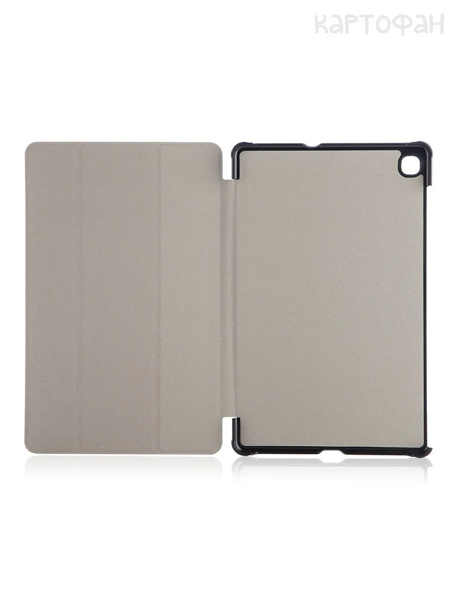 Красный чехол-книжка для планшета Samsung Galaxy Tab S6 Lite 2024/ 22/ 20 10.4 из экокожи КАРТОФАН