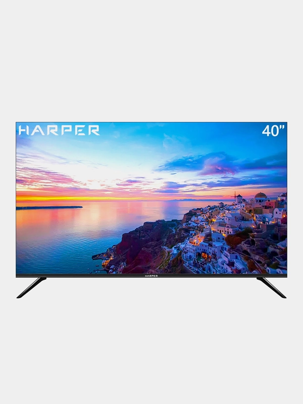 Телевизор Harper 40F751TS, FULL HD Smart TV с Алисой, 40", Android 11, 1Gb RAM + 8Gb ROM