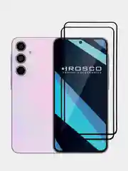 Прозрачный стекло для Samsung Galaxy A55 5G/A35 5G защитное ROSCO, олеофобное, матовое, антишпион