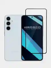 Прозрачный стекло для Samsung Galaxy A55 5G/A35 5G защитное ROSCO, олеофобное, матовое, антишпион