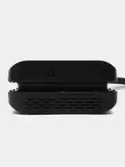 Черный аккумуляторный автокомпрессор с powerbank и фонариком, компрессор для автомобиля