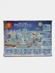 Синий конструктор friends, холодное сердце, принцесса. Совместим с Лего