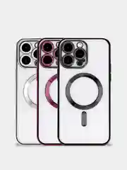 Синий меланж чехол 4 цвета MagSafe (Магсейф) для iPhone 11, 12, 13, 14, 15, Pro, Plus, Max, силиконовый